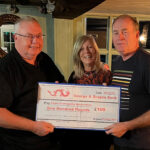 George and Dragon fundraiser cheque for £100